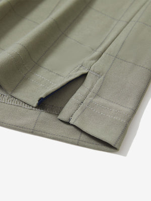Camisa de golf Performance con cuello a cuadros