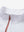 Collar detail close-up in white lightweight sleeveless quarter zip golf vest