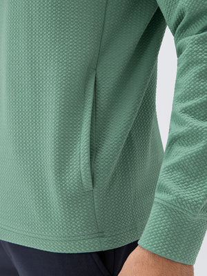 Texture Pullover Hoodie with Pockets