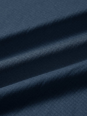 Sudadera con cremallera de cuarto de largo que absorbe la humedad