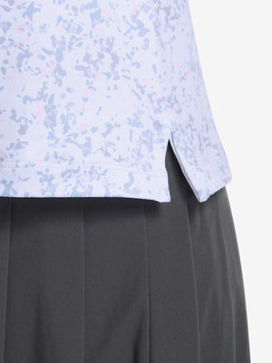 Women's Sleeveless Q-Zip Print Golf Shirts