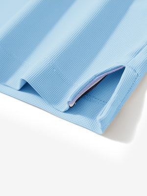 Dry Fit Waffle Textured Collared Golf Shirts