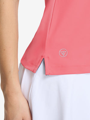 Camisetas sin mangas con cuello de pico de secado rápido para mujer