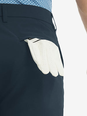 Pantalones de Golf Repelentes al Agua de Corte Clásico con Pliegue Frontal