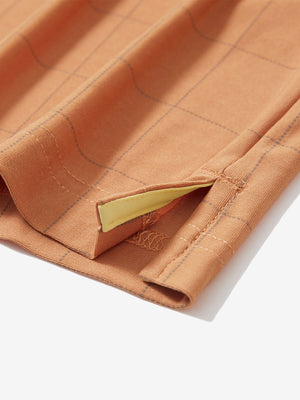 Camisa de golf Performance con cuello a cuadros