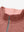 Collar detail close-up in brick melange  lightweight sleeveless quarter zip golf vest