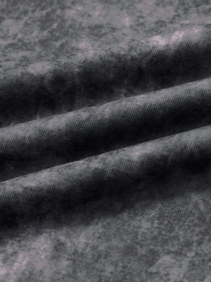 Exclusive print kangaroo hoodies, close-up of fabric in grey with unique printed texture and soft feel