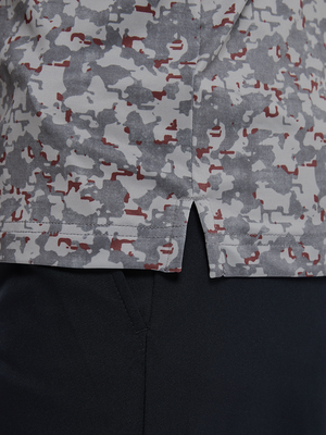 Polo de manga larga ligero con estampado