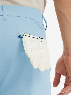 Pantalones de Golf Repelentes al Agua de Corte Clásico con Pliegue Frontal