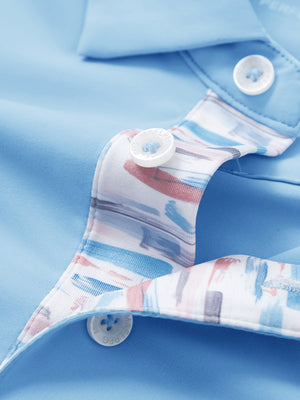 Polos deportivos de niño de secado rápido (tejido liso)