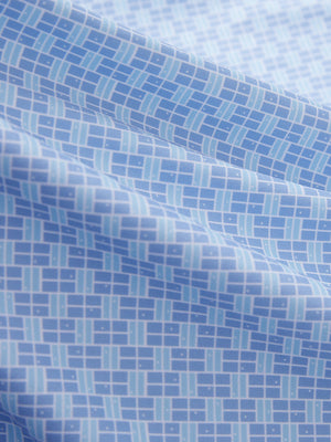 Women's Sleeveless Q-Zip Print Golf Shirts