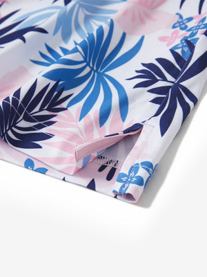 Youth Print Stretch Lightweight Polo Shirts