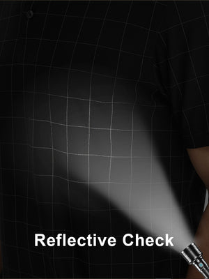 Camisa de golf Performance con cuello a cuadros