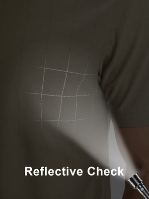 Camisa de golf Performance con cuello a cuadros