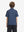 Back upper view of Stylish print boys polo shirts with clean lines and green seahorse tone