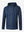 Front 3D view of trendy print fleece hoodies, clean silhouette in modern polka dots design