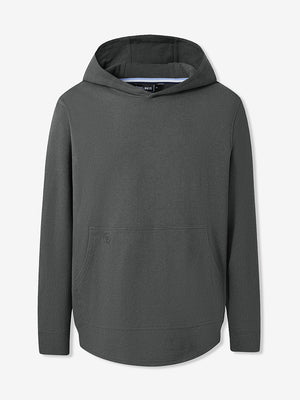 Stretch Ultra-Comfy Heather Brushed Rib Knit Hoodie