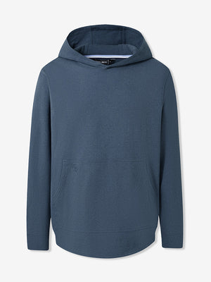 Stretch Ultra-Comfy Heather Brushed Rib Knit Hoodie