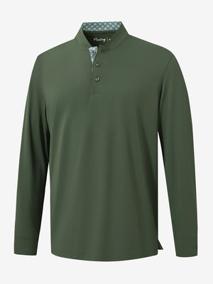 Long Sleeve Quick Dry Henley Shirts