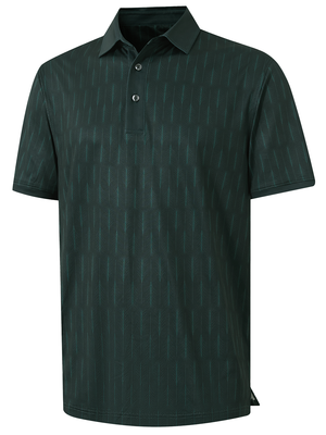 Stylish Full Print Contrast Collared Golf Polo Shirts