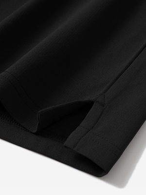 Polo de manga corta Dry Fit con cuello y puños acanalados