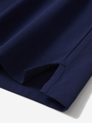 Polo de manga corta Dry Fit con cuello y puños acanalados