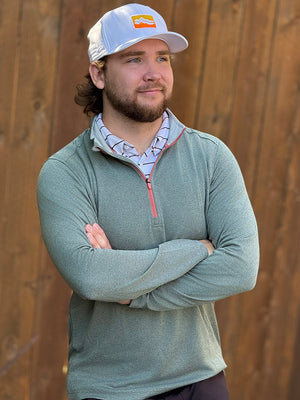 Moisture Wicking Quarter Zip Pullover