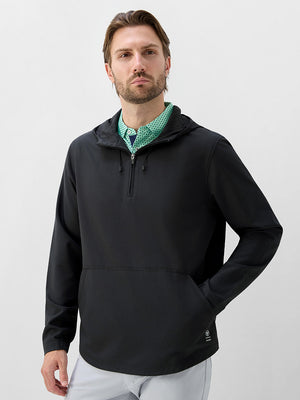 Water Resistant 1/4 Zip Hooded Pullover