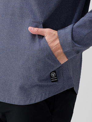 Water Resistant 1/4 Zip Hooded Pullover