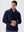 Ribbed Texture Nylon Quarter Zip Pullover